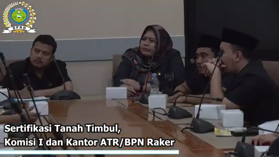 Komisi I Menggelar Rapat Kerja Bersama Kantor Agraria dan Tata Ruang / Badan Pertanahan Nasional (ATR/BPN)